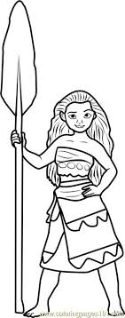 Then, using crayons or colored pencils to make a nice picture. Princess Moana Coloring Page Moana Coloring Moana Coloring Pages Princess Coloring Pages