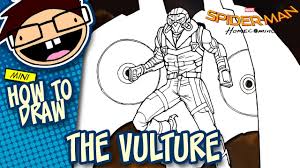 Créé en 1962 il cache sous son masque peter parker, un orphelin vivant avec son oncle et sa tante, benjamin et may parker. How To Draw The Vulture Spider Man Homecoming Narrated Easy Step By Step Tutorial Youtube
