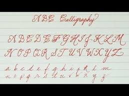 Write Cursive Fancy Letters How To Write Cursive Fancy Letters Happy Birthday Youtube Calligraphy For Kids Lettering Fancy Writing