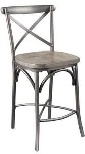 Acme Kaelyn Ii Counter Height Chair Set Of 2 In Gray Walmart Com Counter Height Chairs Metal Chairs Furniture