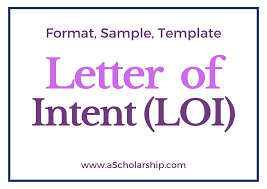 We write about how to invite guests in programs of schools, companies or offices. Free Letter Of Intent Loi Templates Intent Letter Samples Format And Examples A Scholarship