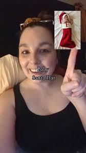 Replying to @ramiijanelle The stocking came from Target! I haven't seen a  hat like this at Hobby Lobby since I bought this one in 2019, but you could  always check there! #babysantahat #babyphotoshoot ...