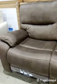 Read reviews and complaints about costco, including membership options, departments how do i know i can trust these reviews about costco? Barcalounger Fabric Reclining Sofa At Costco Frugal Hotspot