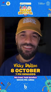 Ludhiana, are you ready? 🎤🔥, Vicky Dhillon performing LIVE at Saras Fest  2025