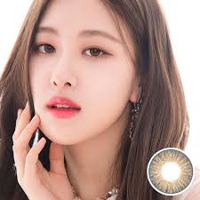 Cruum With Blackpink Champagne 1day 10sheet 1box Coloured Contact Lenses Color Lenses Colored Contacts