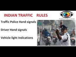Like your lights and turn signals, driving hand signals are an effective way to quickly communicate your intentions with other drivers. Traffic Police Hand Signals Driver Hand Signals Vehicle Light Indications Pradeep Subramaniam Youtube