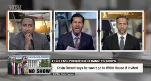 The world, an insider said, suggesting the sports commentator and analyst could joust with an array of espn personalities or boldface guests. Will Cain Goes Off On Stephen A Smith And Max Kellerman About Kevin Durant White House Visit