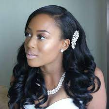 Stunning Closeup Makeup And Hair By Avaya Noelle Africansweetheartweddings Brid Black Wedding Hairstyles Long Hair Styles Wedding Hairstyles For Long Hair
