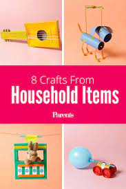 Tap Into Your Kids Creative Side With These Easy Projects That Can Be Assembled From Everyday Items Fun Arts And Crafts Crafts Creative Activities For Kids