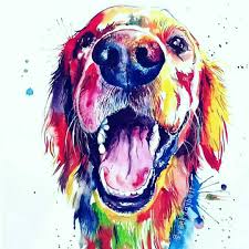 Watercolorist Shaunna Russell On Instagram Throwback To This Sweet Guy Happy Tongueouttuesday Dog Portraits Art Dog Painting Pop Art Colorful Dog Art