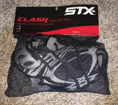 Stx Lacrosse Hockey Clash Shoulder Pads Size Med Youth 5 8 Yrs 70 90 Lbs