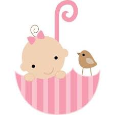 Baby And Bird In Umbrella Cake Topper Statuette Zazzle Com Baby Clip Art Baby Shower Clipart Cake Toppers