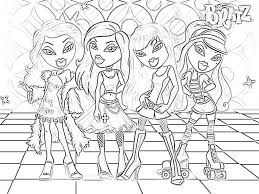 For girls, bratz is of course a quite popular character. Bratz Coloring Pages Bratz Jade Yasmin Sasha And Cloe 3 Bratz Coloring Pages Coloring Pages Cool Coloring Pages