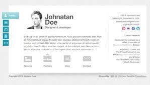Free professional html5 cv/resume template. 36 Html5 Resume Templates Free Samples Examples Format Download Free Premium Templates