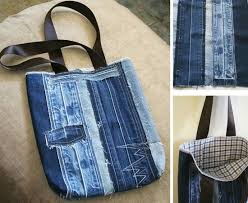 Jeans handtaschen in verschiedenen farben, kunstlederaplikationen, träger verstellbar. 60 Originelle Jeans Upcycling Ideen Zum Nachmachen