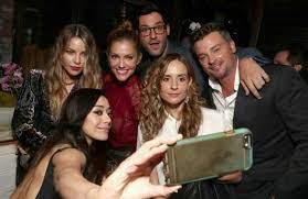 With tom ellis, lauren german, kevin alejandro, tricia helfer. Lucifer Cast Season 3 Fox Party Lucifer Morningstar Tom Ellis Tom Ellis Lucifer