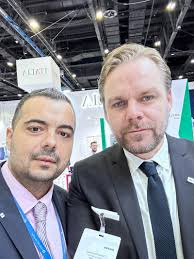 With my dear friend Daniel Strömbäck at WETEX 2023.