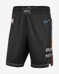 Brooklyn nets logo png the brooklyn nets basketball team is familiar not only to sports fans. Brooklyn Nets City Edition 2020 Men S Nike Nba Swingman Shorts Nike Ro