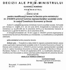Decizie de numire a dirigintelui de santier. Inexplicabil Membrii Ces Au Fost DaÈ›i AfarÄƒ A Doua OarÄƒ De Viorica DÄƒncilÄƒ Tot Noaptea Tot La Propunerea OlguÈ›ei Vasilescu Edupedu Ro