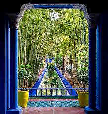 Botanicaetcetera Jardin Majorelle Ysl S Marrakech Garden With The Building S Marvelous Cobalt Blue Finish Marrakech Gardens Marrakech Most Beautiful Gardens