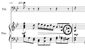 In musical notation, the sharp, flat, and natural symbols, among others, mark such notes accidentals are valid for each note in a measure and are automatically cancelled in the next measure except the accidental note is tied to the next measure 2