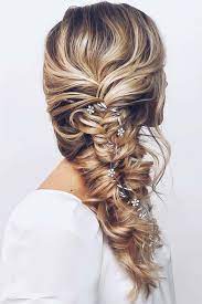 15 Ideas To Embellish Your Wedding Hairstyle With Hair Jewelry Beautiful Bridal Hair Elegant Wedding Hair Hair Styles