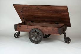 Stowaway Lineberry Factory Cart Coffee Table By Walnutwoodworks 1495 00 Muebles Industriales Muebles De Pales Muebles