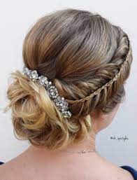 Some shops offer primarily services for hair, such as cuts, styling and color. Flower In Wedding Hair Curly Wedding Hair Best Wedding Hair Styles Wedding Hair Pin Weddi Natural Hair Styles Medium Length Hair Styles Medium Hair Styles