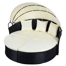 Shop wayfair for all the best round patio dining sets. China Black Outdoor Round Patio Rattan Sofa Furniture China Rattan Outdoor Daybeds Round Sofa Furniture