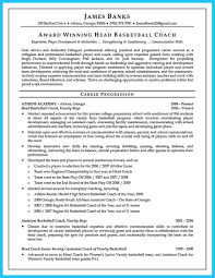 Awesome Captivating Thing For Perfect And Acceptable Basketball Coach Resume Basketball Coach Resume Coach Resume Writing Tips