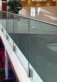 Clear glass solutions base rail glazing channel. Glass Railing Easy Glass Q Railing Europe Holding Gmbh With Panels Indoor For Balconies