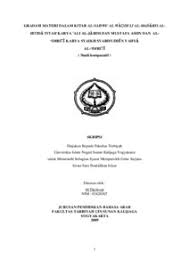 Maybe you would like to learn more about one of these? Gradasi Materi Dalam Kitab Al Nahwu Al Wadih Li Al Madaris Al Ibtidai Iyyah Karya Ali Al Jarim Dan Mustafa Amin Dan Al Amp 8216 Imriti Karya Syaikh Syarifuddin Yahya Al Amp 8216 Imriti Studi Komparatif Institutional Repository