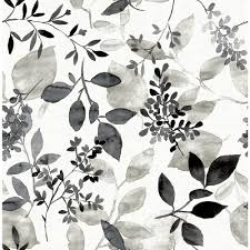 A Street Gossamer Black Botanical Black Wallpaper Sample 2716 23866sam The Home Depot Botanical Wallpaper Brewster Wallpaper Floral Wallpaper