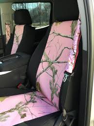 My 2017 Chevy Silverado Decked Out With Pink Camo Seat Covers And Custom Ordered Seatbelt Covers On Etsy Lovelyc Truck Accessories Pink Camo Girls Accessories