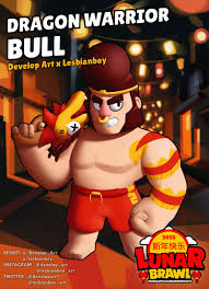 Like shelly, he wields a shotgun. Dev On Twitter Finally It S Time For Lunar New Year And Our Lunar Brawl Collaboration This Bull Skin Is A Cooperation With Lesbianboy Art We Are All Really Hoping You Will Enjoy The