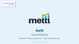 Quantitative Aptitude Mettl Practice Test Series