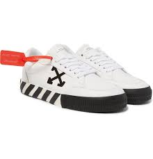 Referencing Classic Skateboarding Styles These Off White Low Profile Sneakers Feature So Many Of The Brand Leather Sneakers Men Sneakers Men Leather Sneakers