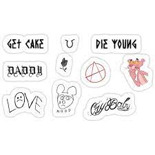 Set Of Lil Peep Tattoos Sticker By Dumontbast In 2021 Lil Peep Tattoos Daddy Tattoos Lil Peep Beamerboy