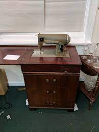 Antique white rotary sewing cabinet and machine. Antique Rotary Kenmore Sewing Machine 1942 Marilyn S Antiques And More