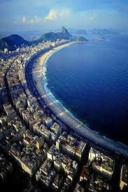 Copacabana Beach Aerial Rio De Janeiro Brazil Places To Travel Beautiful Places Travel