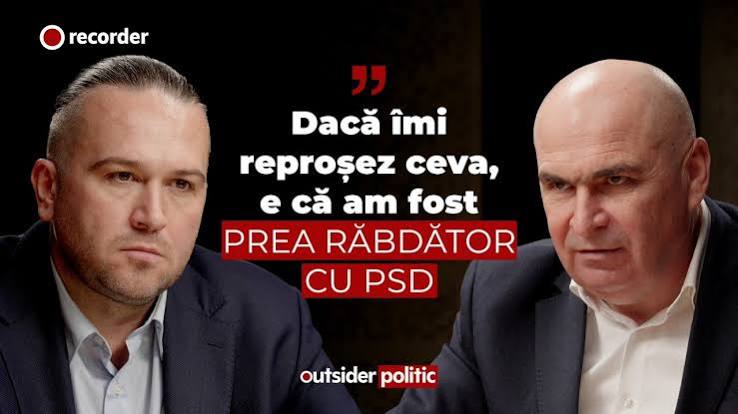 OUTSIDER POLITIC #14. Ilie Bolojan: „Dacă îmi reproșez ceva, e că am fost prea răbdător cu PSD”