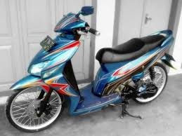 Modifikasi Honda Vario 110 Airbrush Sticker Honda
