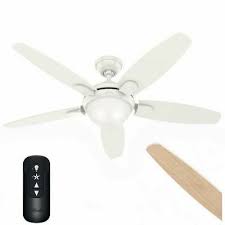 Hunter ceiling fan parts that fit, straight from the manufacturer. Hunter Led 54 Contempo Ii Ceiling Fan W Remote White Natural Blades Ebay