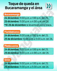 Este domingo 11 de abril. Asi Sera El Toque De Queda 24 Y 25 De Diciembre En Bucaramanga Y El Area Vanguardia Com