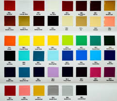 Lettering Enamel Colour Chart Prices Exclude Gst