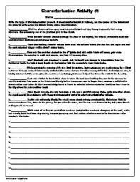 Jake is cassies older brother. This Is A Worksheet To Help Students Understand The Differences Between Direct And In Direct And Indirect Characterization Indirect Characterization Worksheets