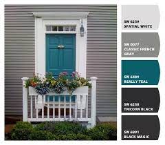 You know that i love the color turquoise, well, i so recently we had the house power washed, we painted the shutters black and the front door red and added a black metal wall mounted star i live in a 1940 stone home with black shutters. I Just Spotted The Perfect Colors House Paint Exterior Painted Front Doors Turquoise Door