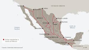Rutas De La Emigracion De America Latina Hacia Estados Unidos A Traves De Mexico Amnistia Internacional America Latina Estados Unidos