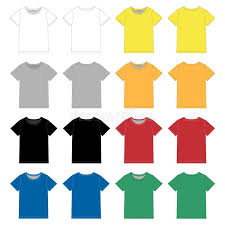 Download Set Of Unisex Black T Shirt Design Template Front And Back Stock Illustration Illustration Of Fashion Short 150064238
