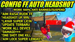 Jika maka silahakan simak saja postingan ini sampai selesai ya. Update Config Auto Headshot Ff 2021 Anti Banned 100 Work Free Fire Aimbot 99 Headshot File Youtube
